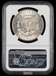 1902 $1 Wayne Miller Signature Label NGC MS 62