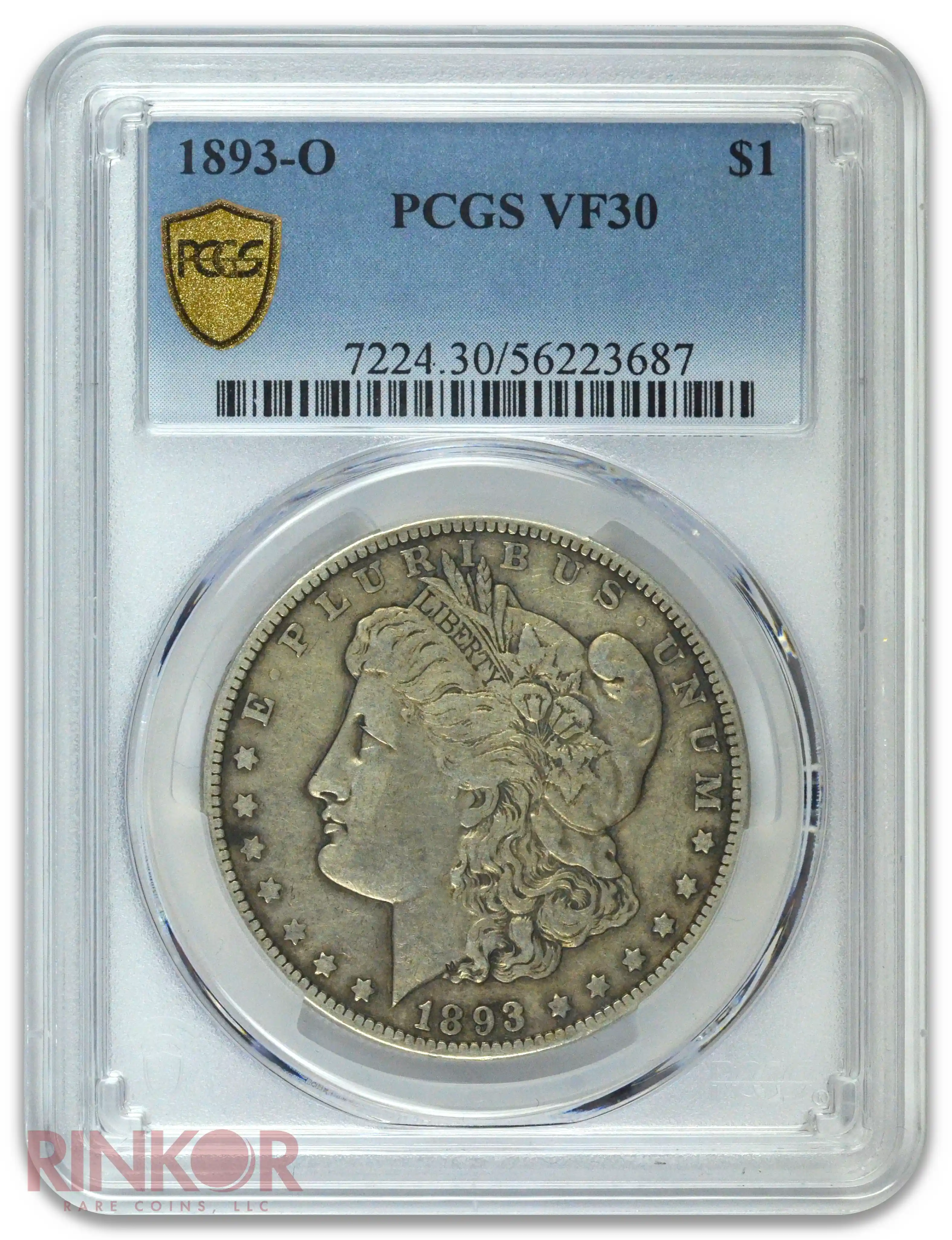1893-O $1 Morgan Dollar PCGS VF-30