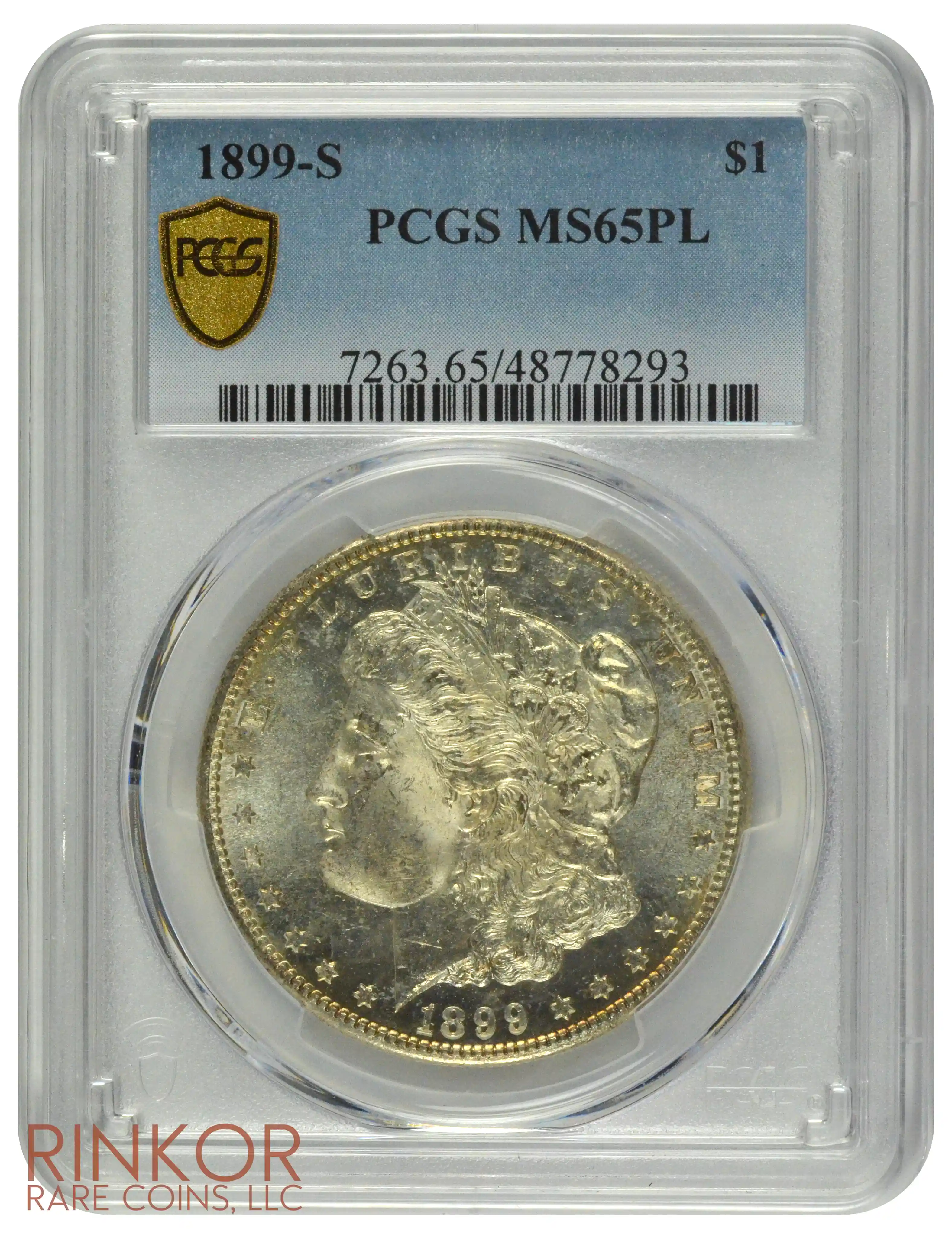 1899-S $1 PCGS MS 65 PL