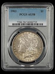 1903 $1 PCGS AU-58