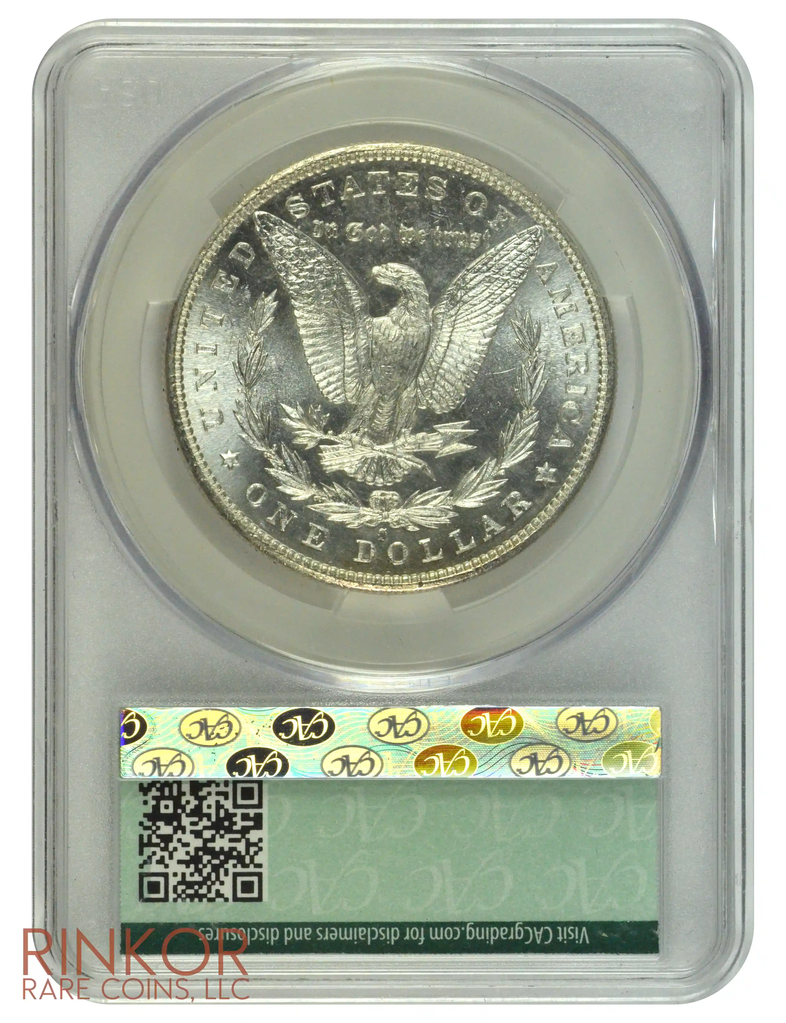 1882-S $1 CACG MS 64 PL