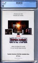 Darth Vader #25 CGC 9.8 Most Good Hobby Sketch Edition 