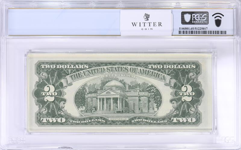 Fr. 1514 1963A $2 Half Pack Legal Tender Red Seal w/ 1 Star PCGS 65 PPQ 