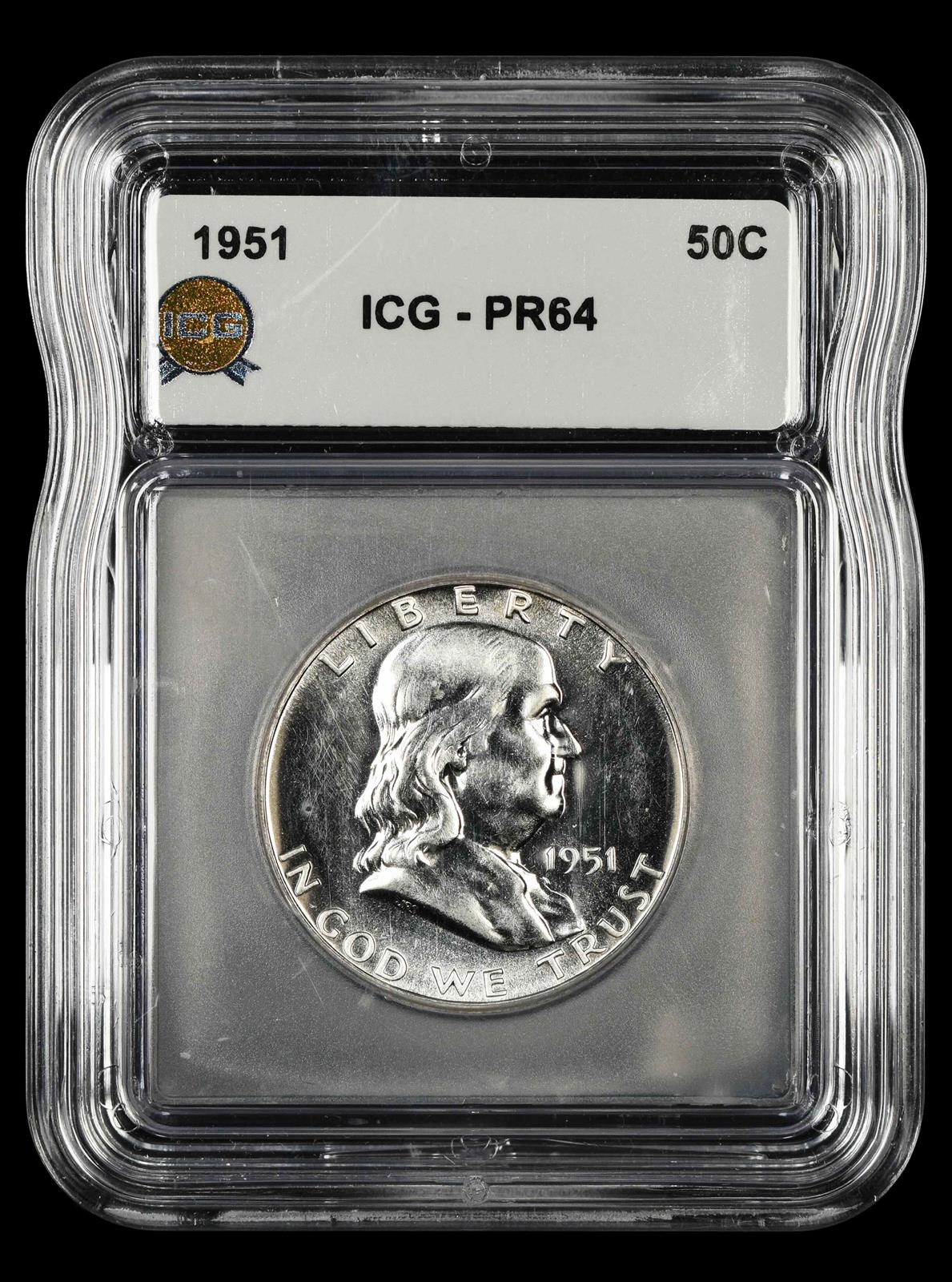 1951 50C ICG PR64