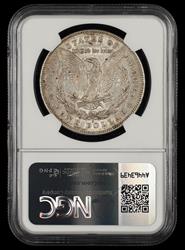 1879 S Rev Of 78 Top-100 VAM 52 $1 Bill Fivaz Signature Label NGC AU-55