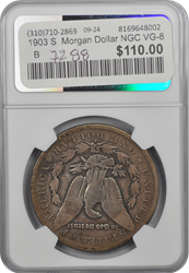 1903 S  Morgan Dollar NGC VG-8