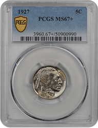 1927 Buffalo PCGS MS 67+