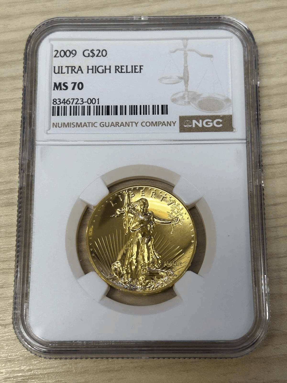 2009 $20 Gold UHR NGC MS 70 