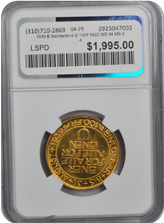 1939 B Switzerland G 100F NGC MS 64 MS 64