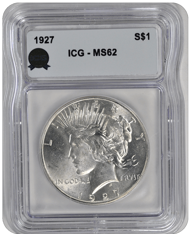 1927 Peace ICG  MS 62