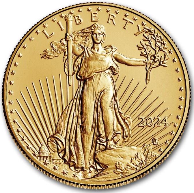 2024 $10 1/4oz. American Gold Eagle, BU