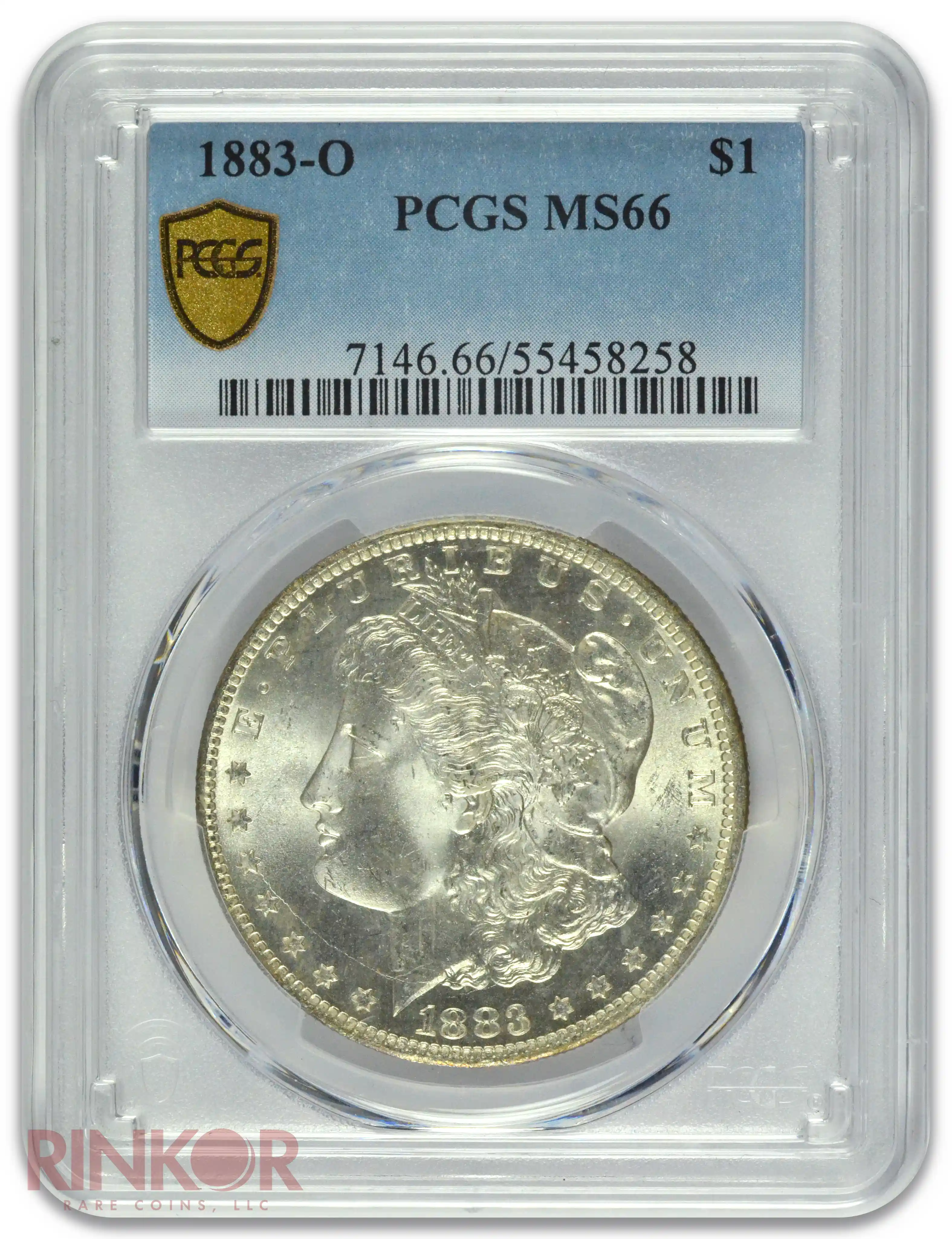 1883-O $1 PCGS MS 66