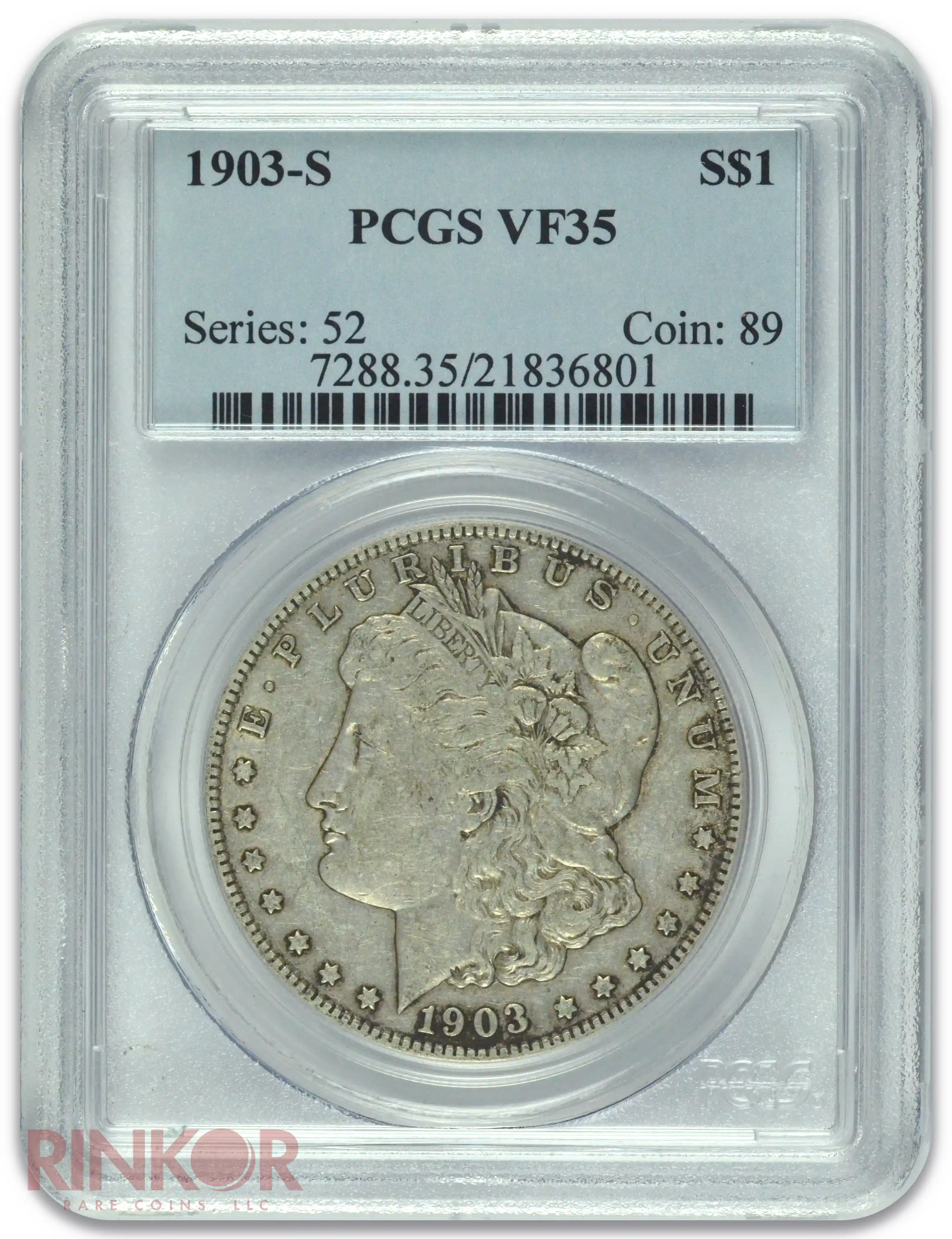 1903-S $1 Morgan Dollar PCGS VF-35