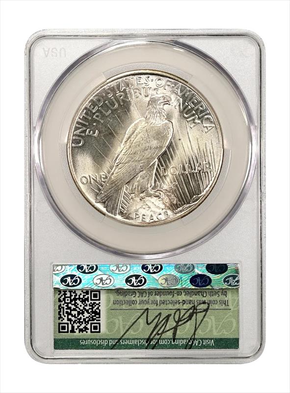 1925 $1 CACG MS 65 WitterBrick