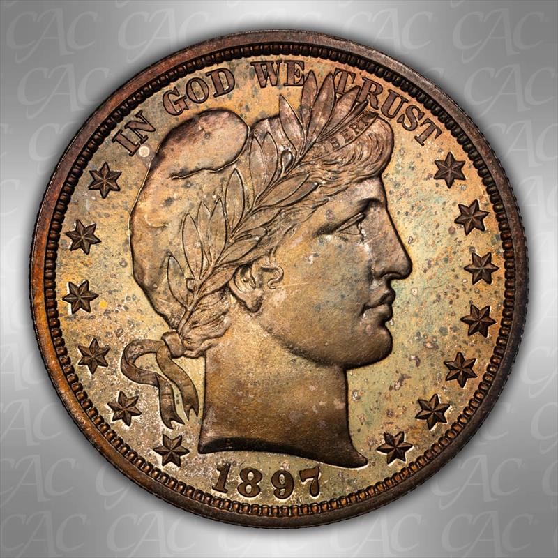 1897 50c CACG PR 67 CAM