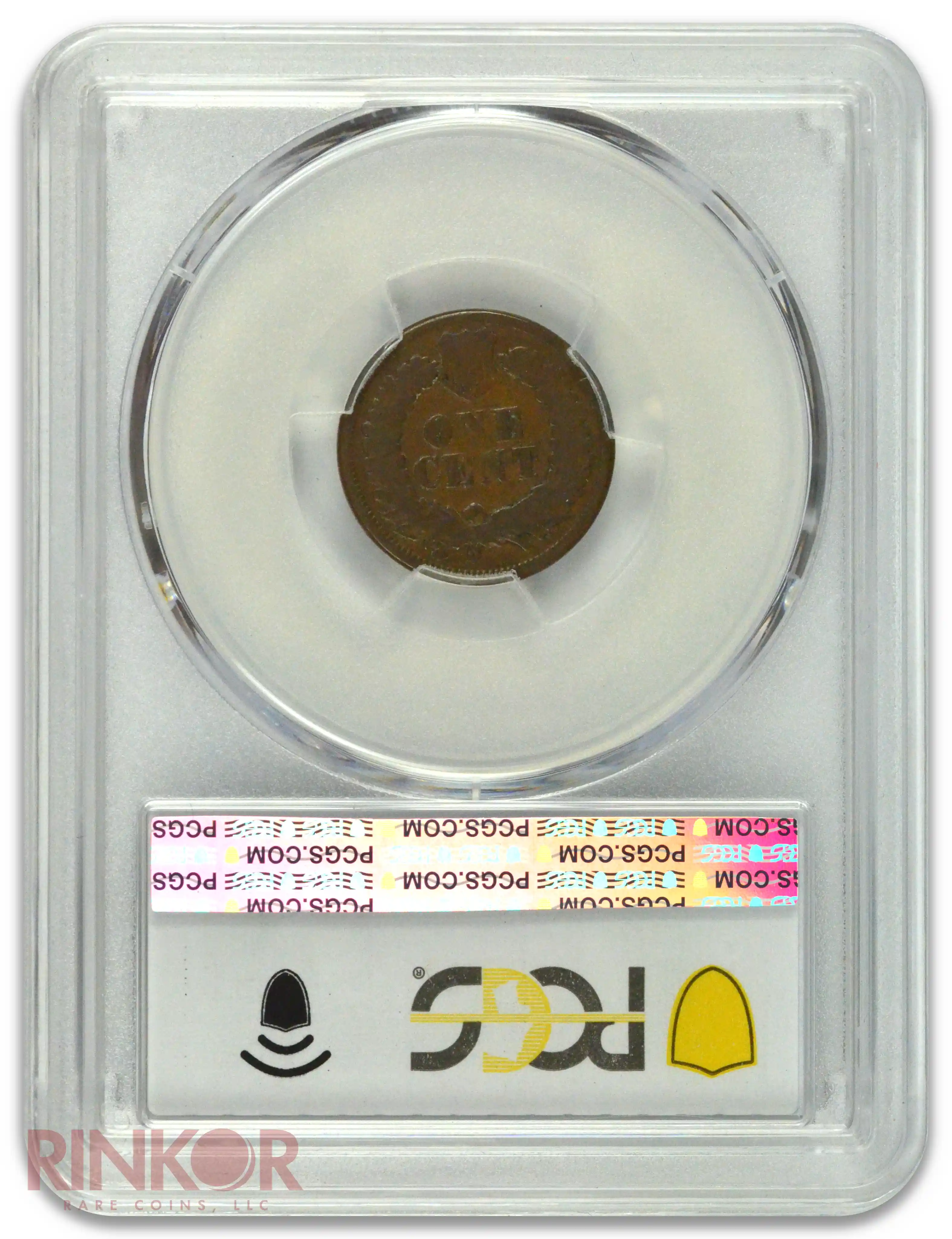 1877 1C Indian Cent PCGS Reverse