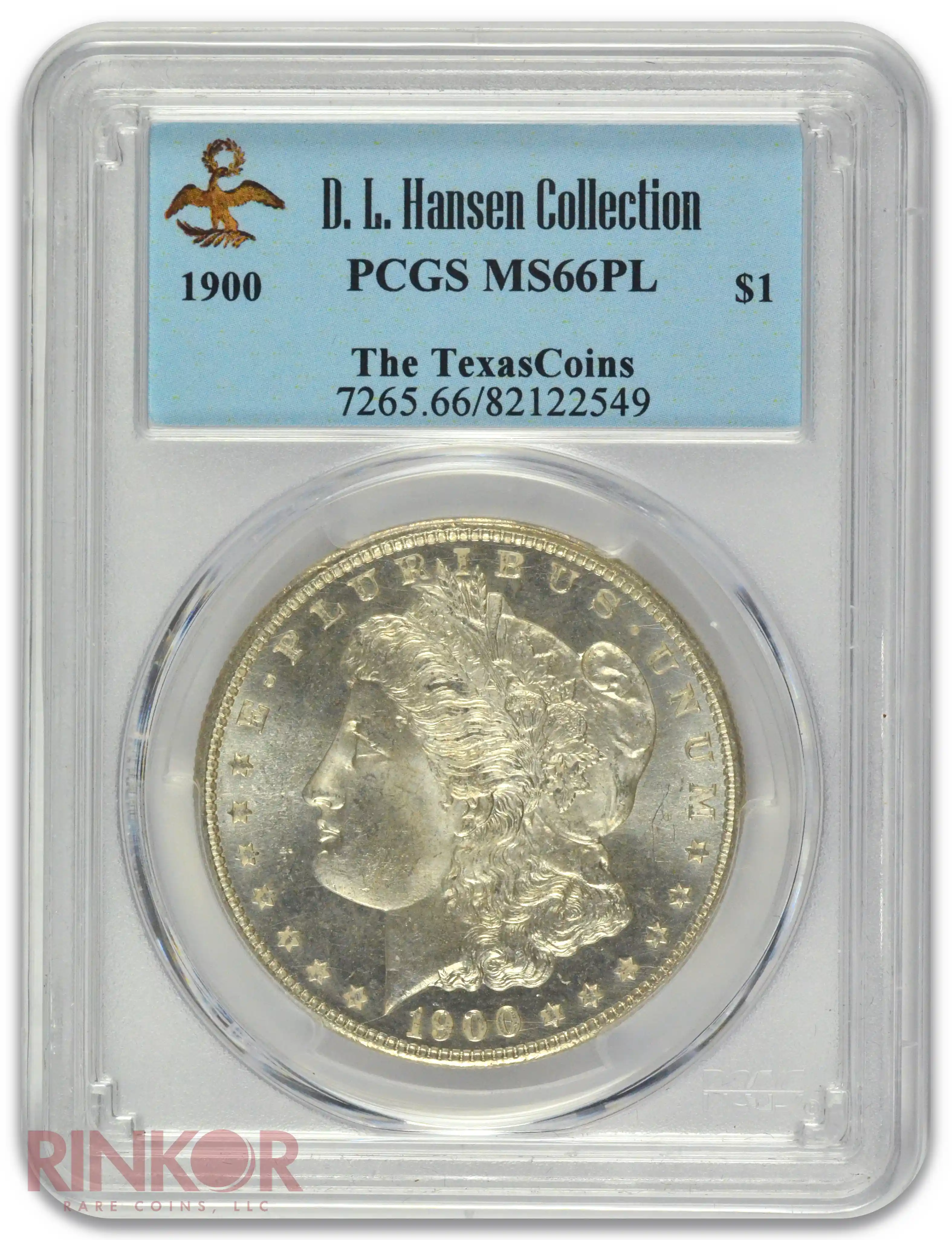 1900 $1 Morgan Dollar PCGS MS 66 PL