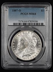 1887 O $1 PCGS MS64 MS64