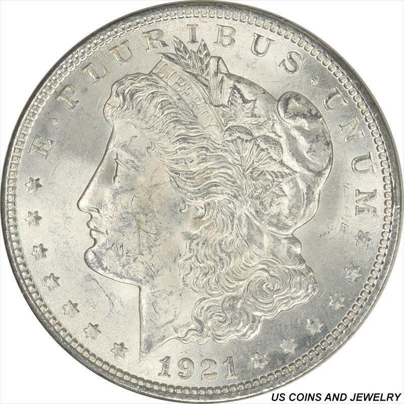 1921 Morgan Silver Dollar  Brilliant Uncirculated