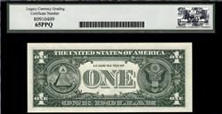 Fr. 1902-L 1963B $1 Federal Reserve Note Gem New 65PPQ 