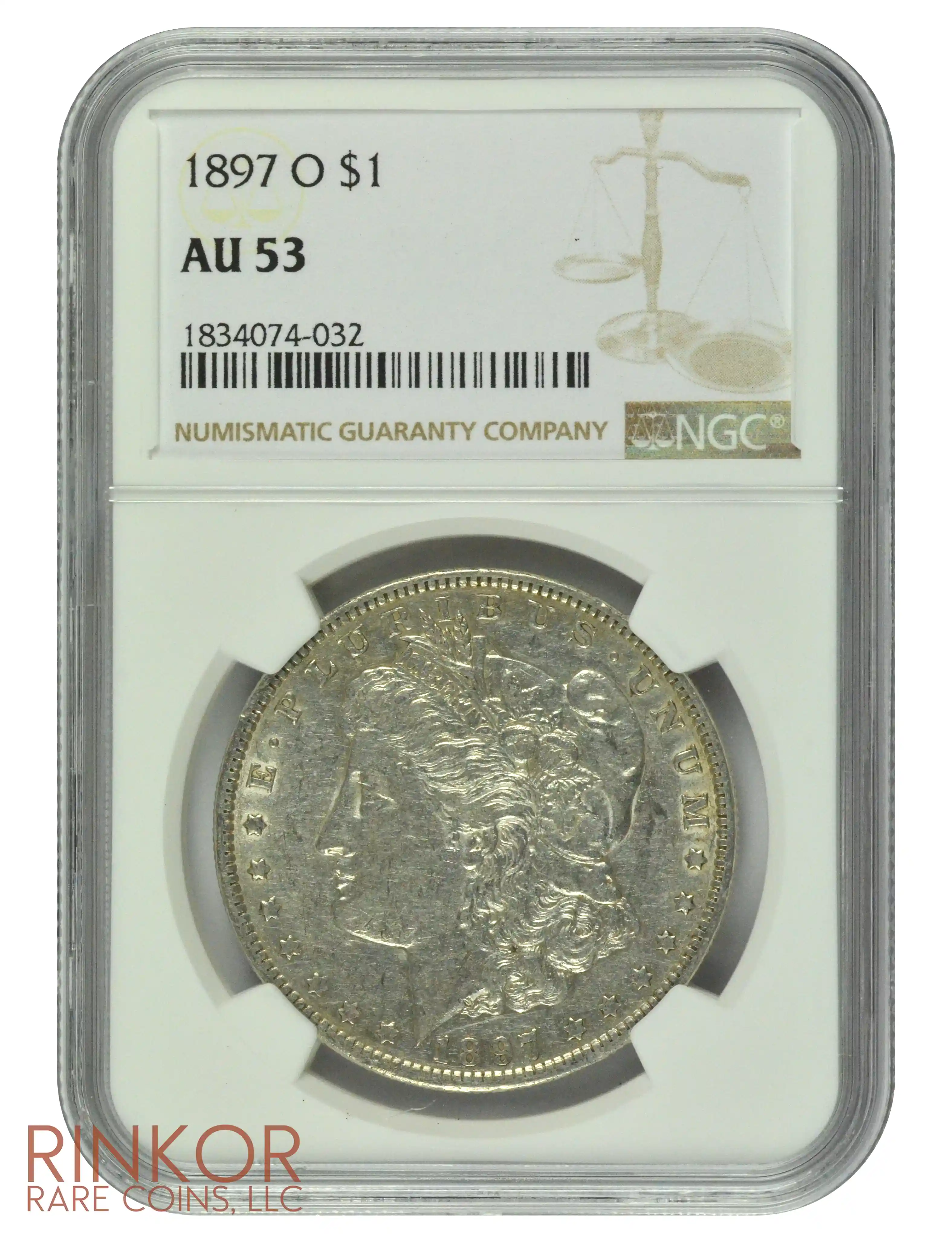 1897-O Morgan Dollar NGC AU-53