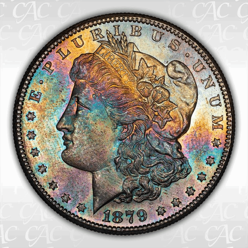 1879-S $1 CACG MS 64