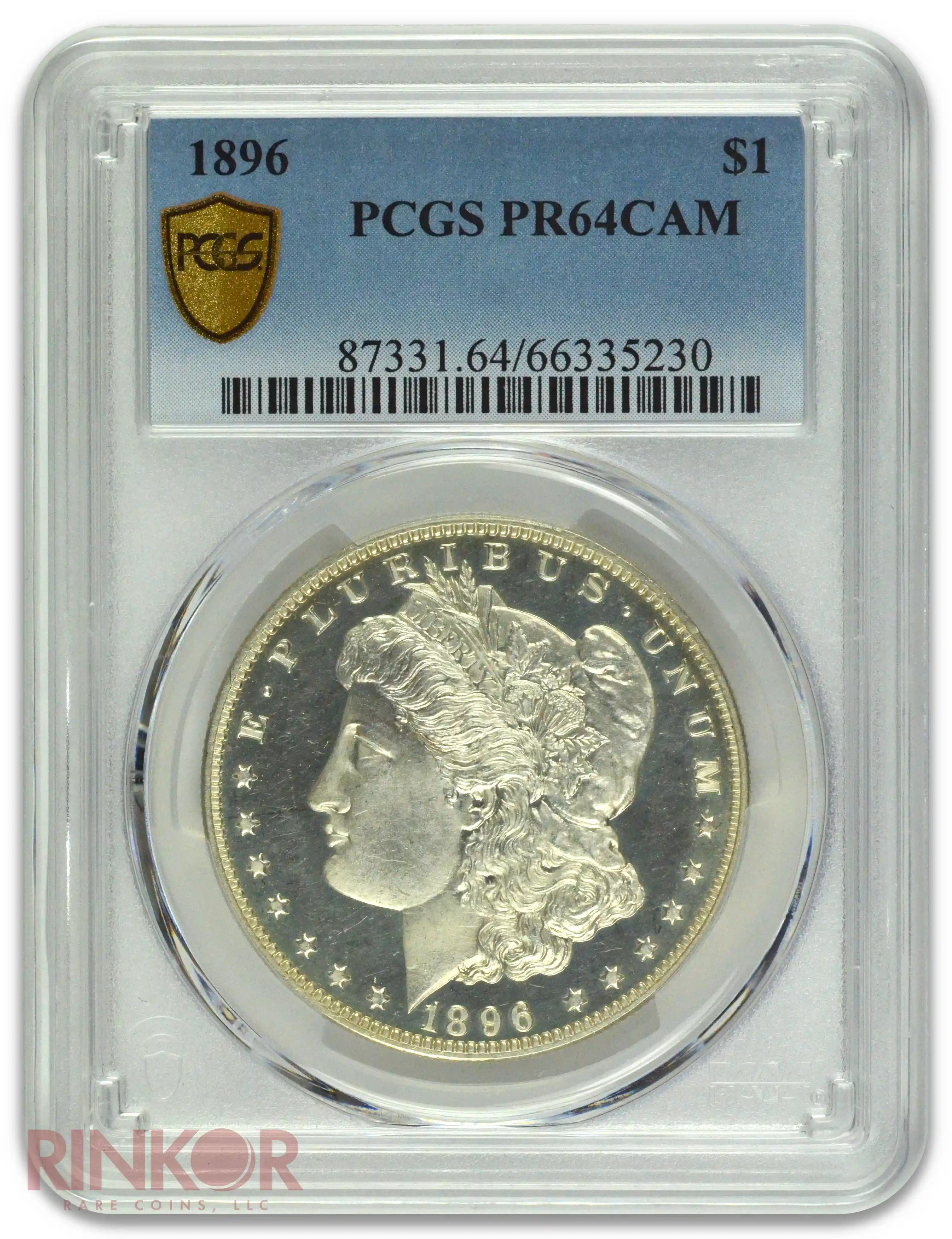 1896 $1 Morgan Dollar PCGS PR 64 CAM