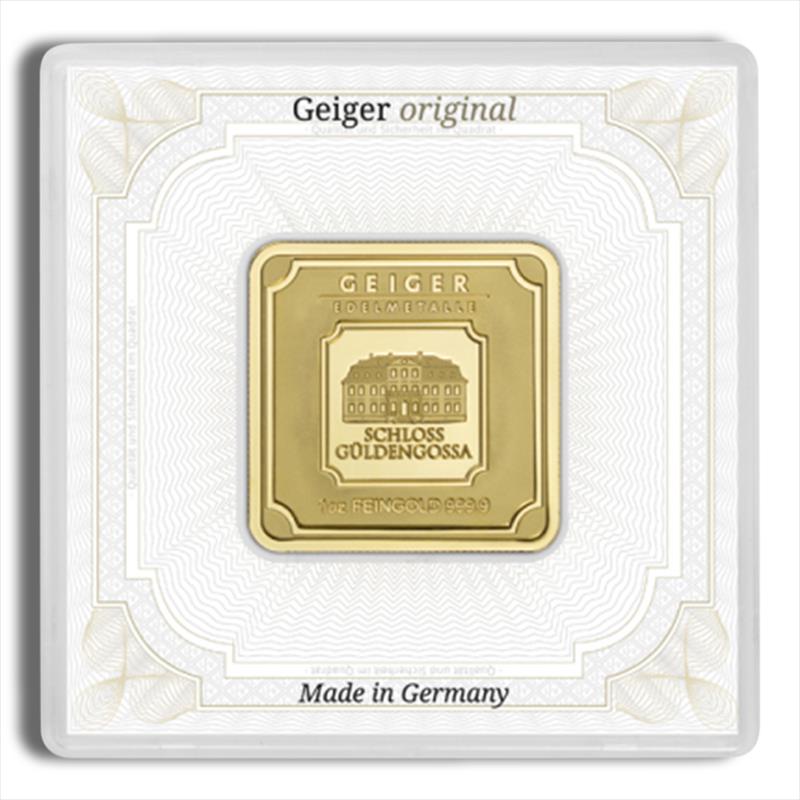 1 oz Gold Bar - Geiger (In Assay)