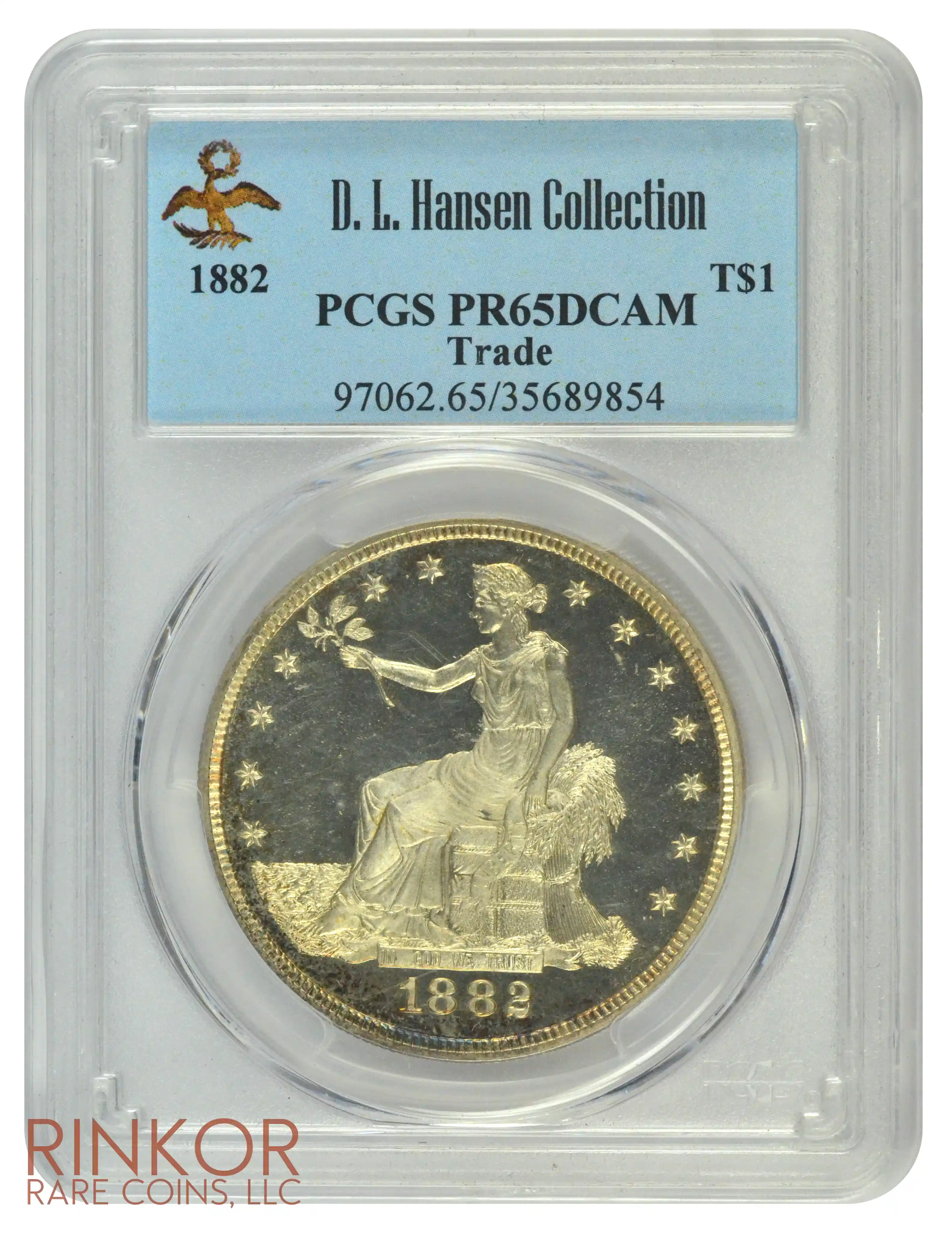 1882 Trade PCGS PR 65 DCAM