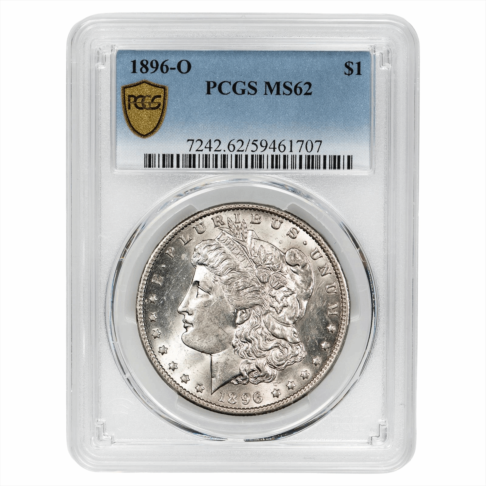 1896-O Morgan Dollar $1 PCGS MS 62 
