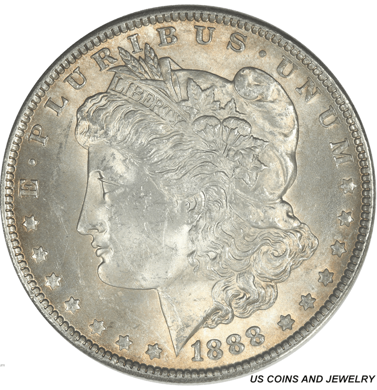 1888 Morgan Silver Dollar Choice Uncirculated