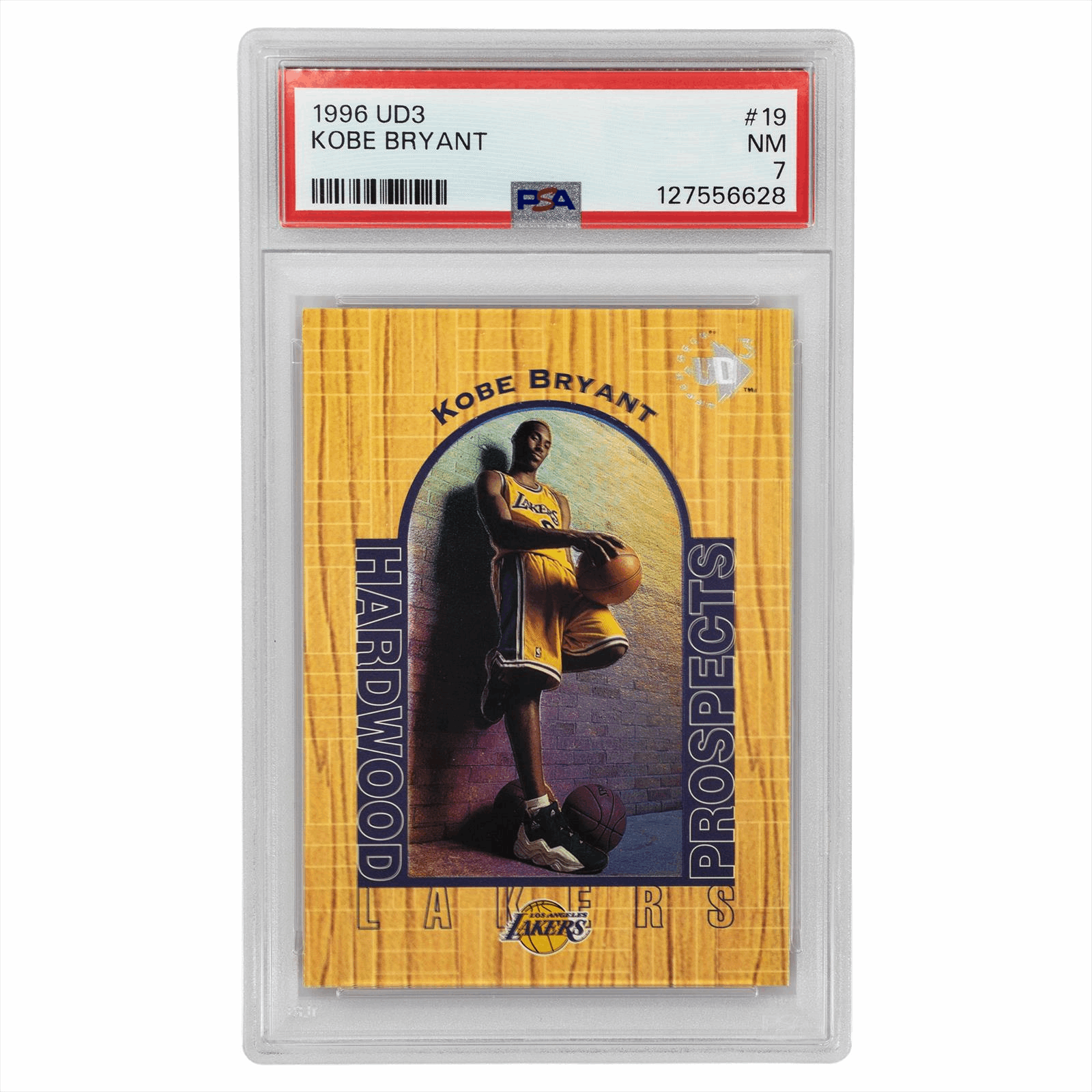 1996 Upper Deck UD3 Kobe Bryant #19 PSA NM 7