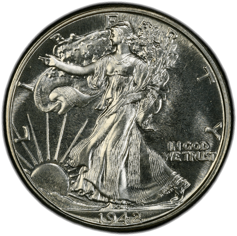 1942 50C PCGS PR 65 CAC