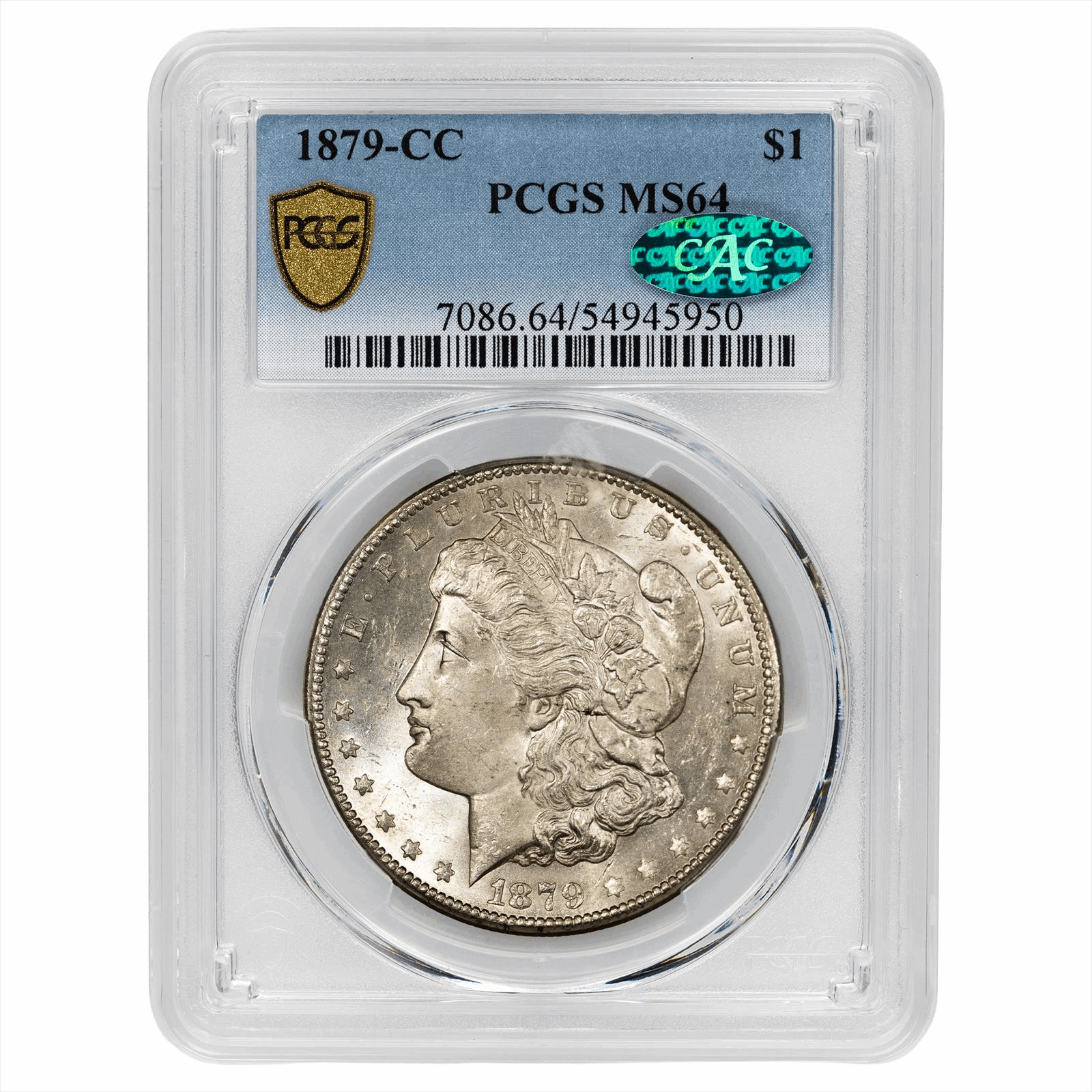 1879-CC Morgan $1 PCGS MS 64 