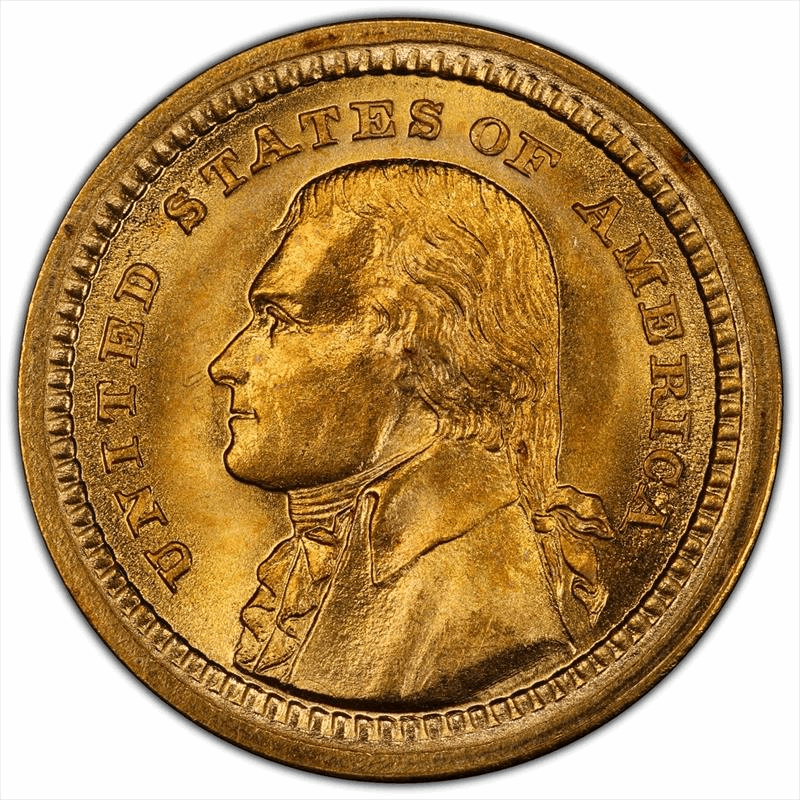 1903 LA Purchase, Jefferson G$1 PCGS MS 67+ CAC