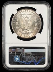 1887 S $1 NGC AU-58