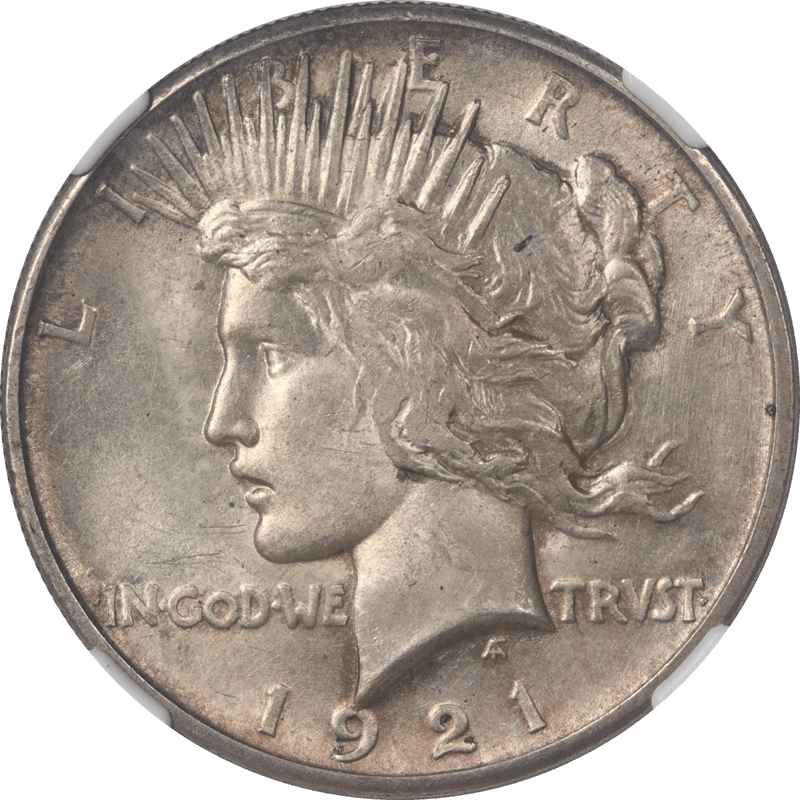 1921 Peace Silver Dollar $1 NGC MS 63 - Nice Original Appearance