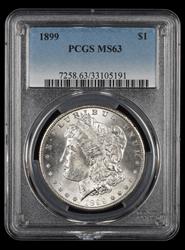 1899 $1 PCGS MS63 MS63