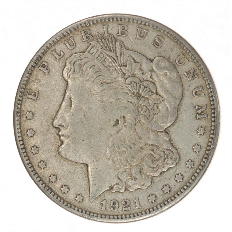 1921 Morgan Silver Dollar Circulated,   Very Good+ to Very Fine - Nice Original Coin