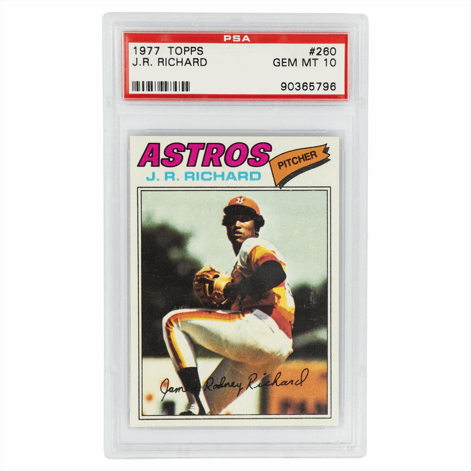 1977 Topps J.R. Richard #260 PSA GEM MINT 10