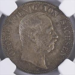 1903 Germany 2 Mark NGC PF63 Saxony Muldner Hutte Mint Visit 