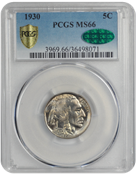 1930 Buffalo PCGS CAC MS 66