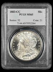 1883-CC $1 PCGS MS 65