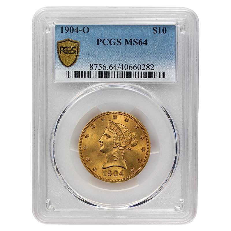 1904-O Liberty Head $10 Gold Eagle PCGS MS64 