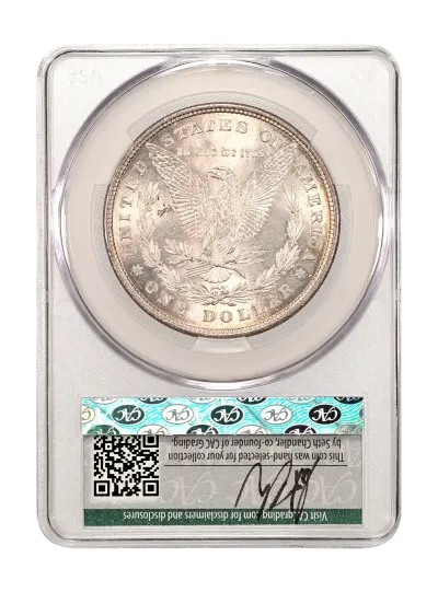 1878 8TF $1 CACG MS 63