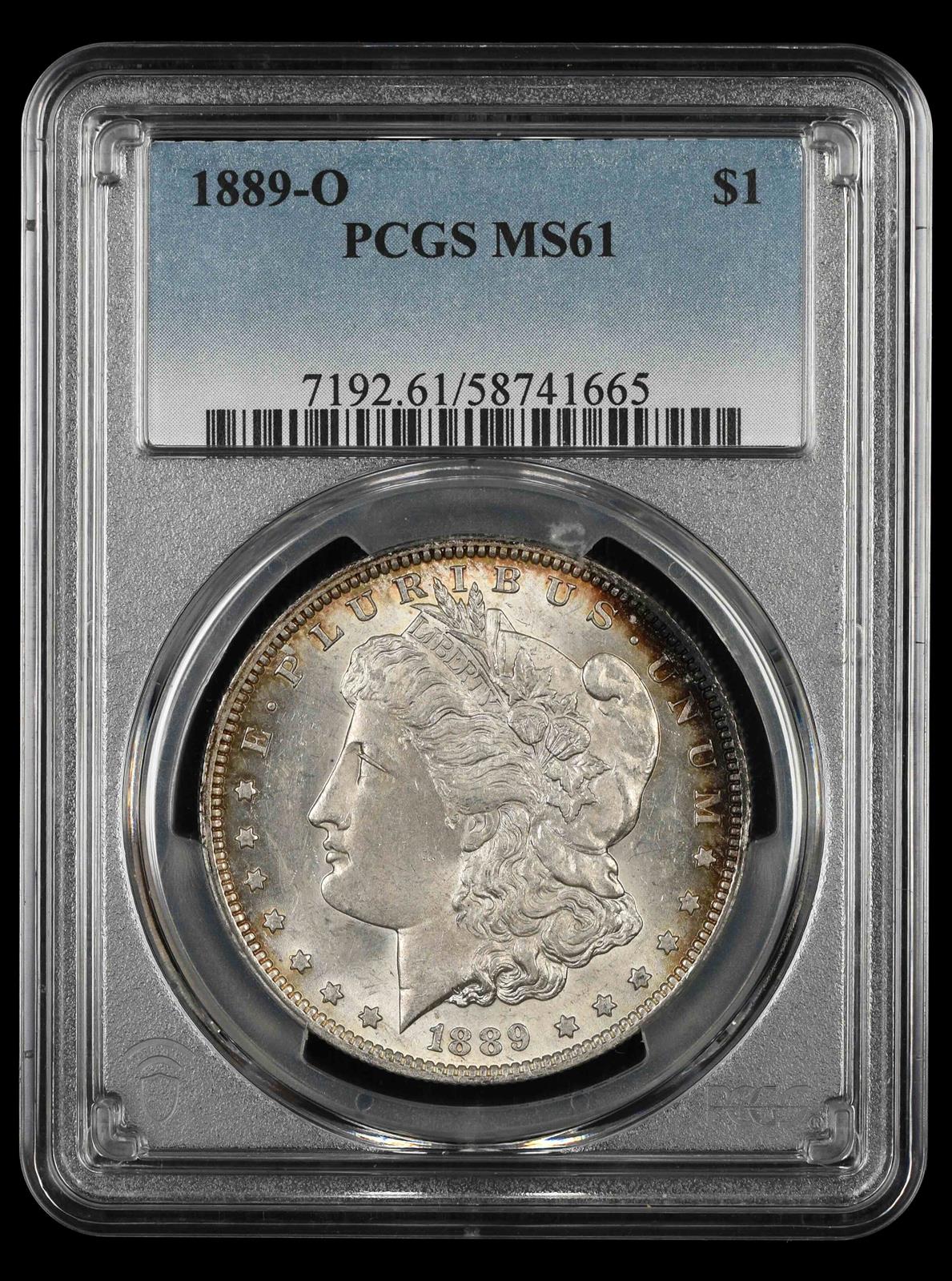 1889 O $1 PCGS  MS61