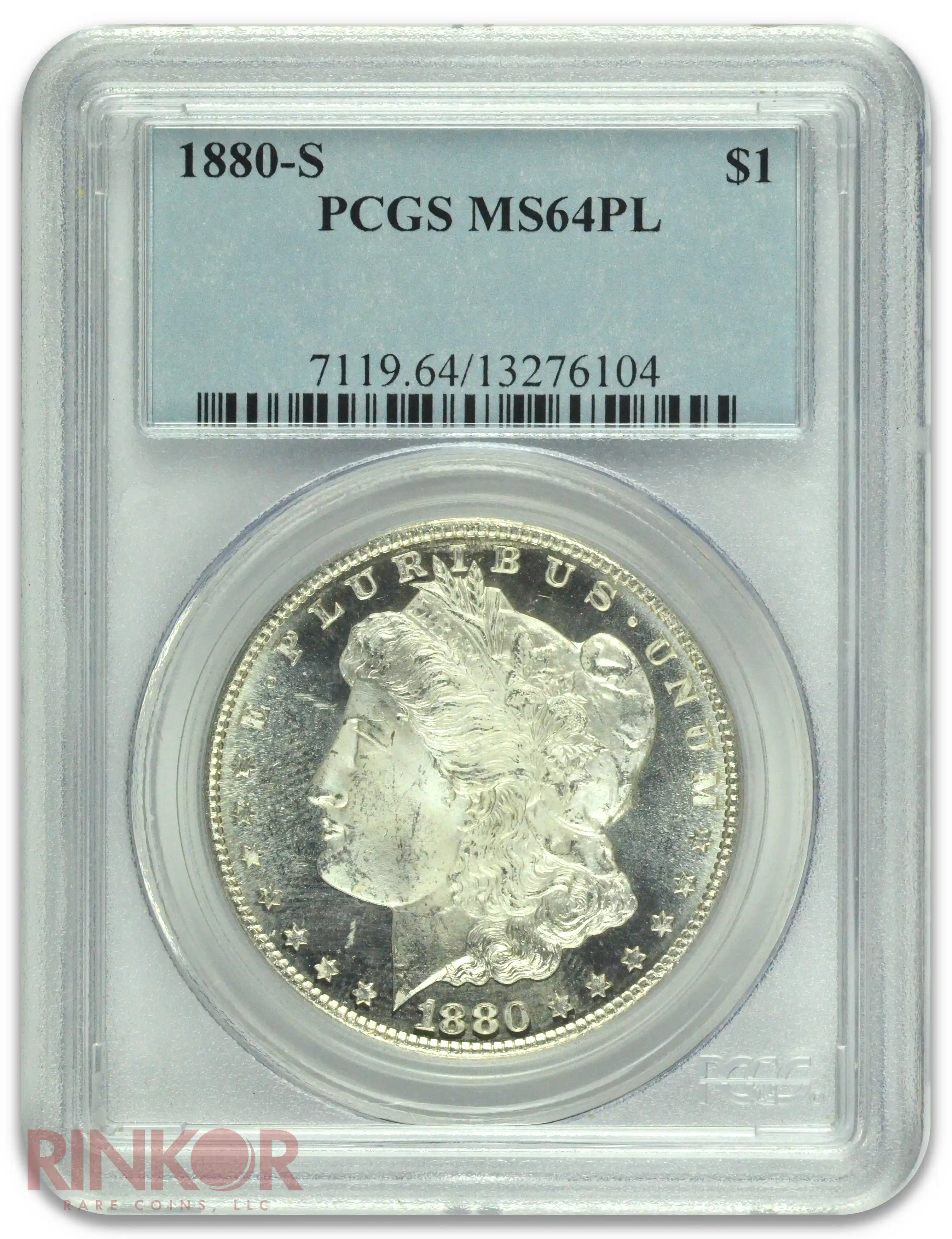 1880-S $1 Morgan Dollar PCGS MS 64 PL