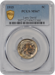 1915 Buffalo PCGS MS 67