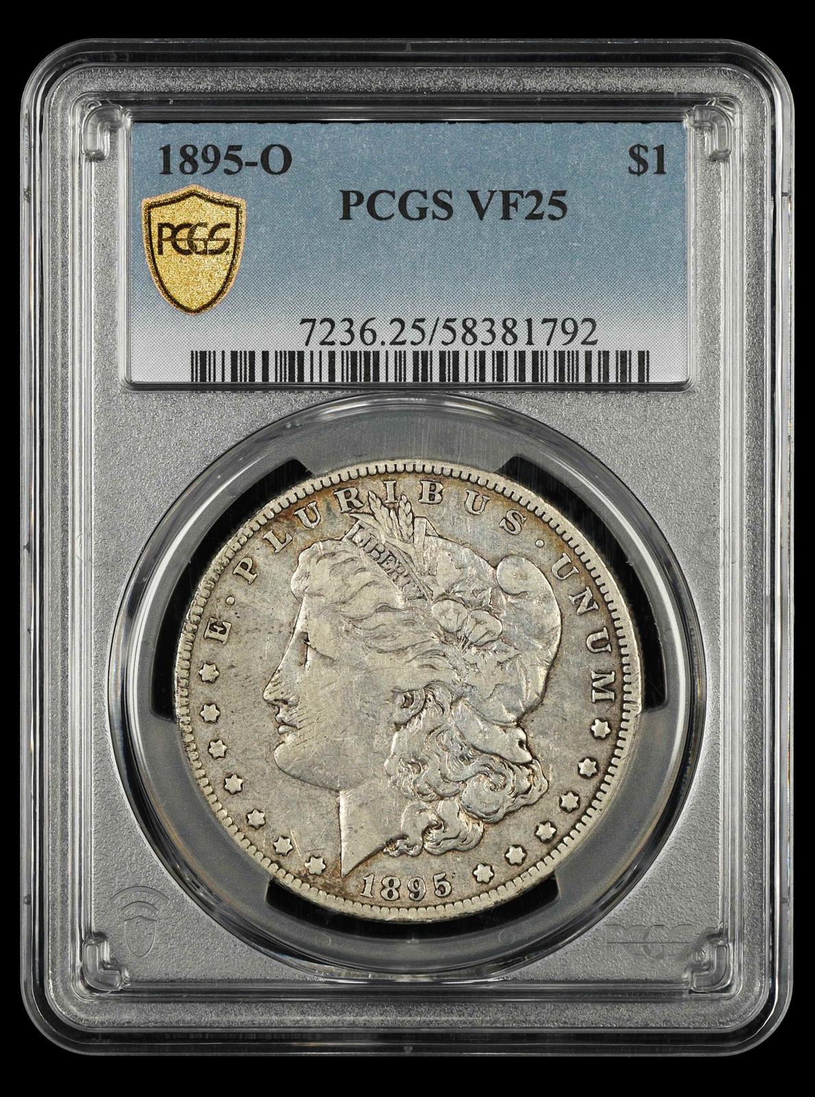 1895-O $1 PCGS VF-25