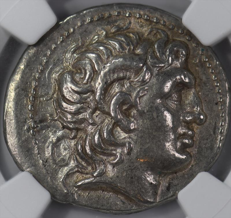 Kingdom Of Thrace Lysimachus, 305-281 BC AR Tetradrachm CH XF 